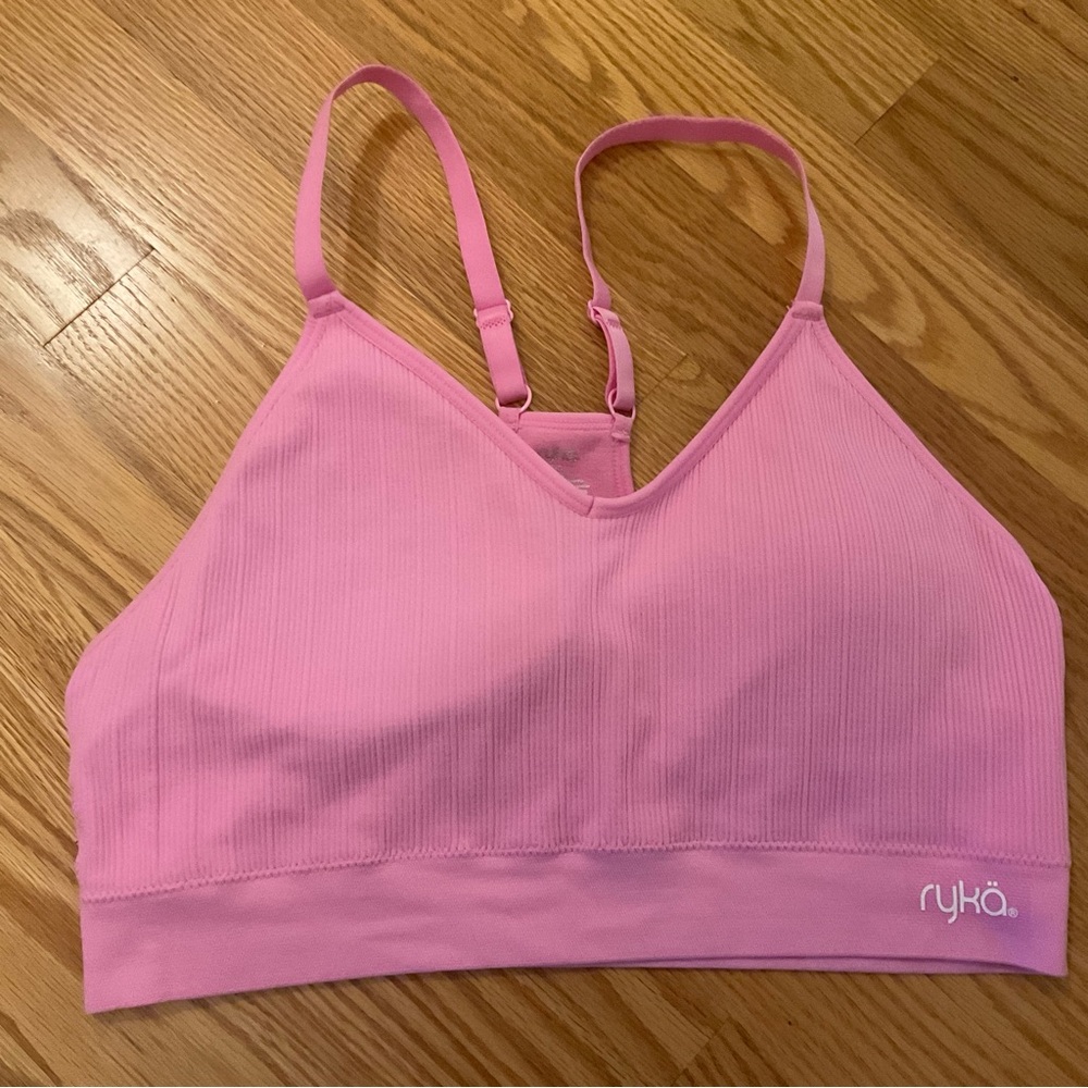 Ryka Pink Racerback Sports Bra